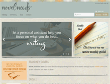 Tablet Screenshot of novelneeds.com